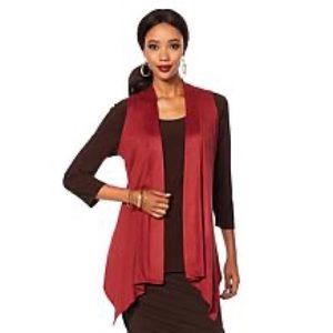 New and never worn Slinky Brand cascading vest.